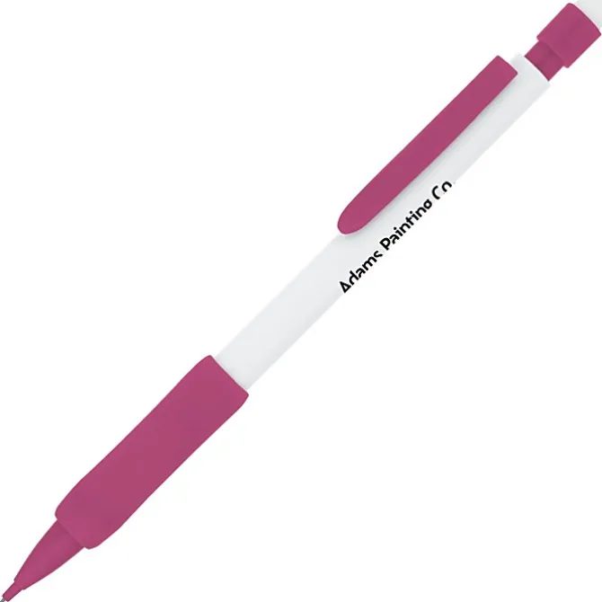 Rubber Grip Mechanical Pencil - White