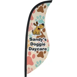 Sabre Sail Sign - 9' - One Sided - Replacement Graphic