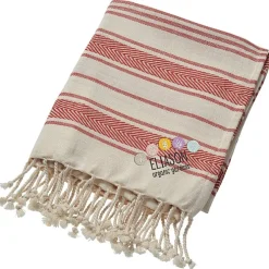 Sands Woven Striped Beach Towel
