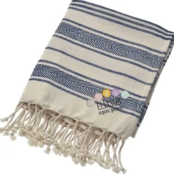 Sands Woven Striped Beach Towel