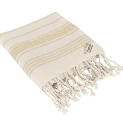 Sands Woven Striped Beach Towel