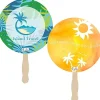 Sandwich Hand Fan - 8 inches Round
