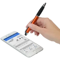 Sanibel Light-Up Logo Stylus Twist Pen