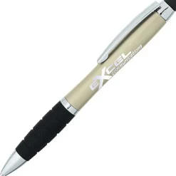 Sanibel Light-Up Logo Stylus Twist Pen - 24 hr
