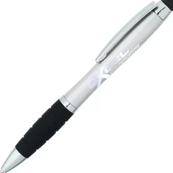 Sanibel Light-Up Logo Stylus Twist Pen - 24 hr