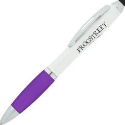 Satin Twist Stylus Pen with Antimicrobial Additive