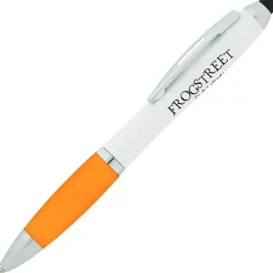 Satin Twist Stylus Pen with Antimicrobial Additive