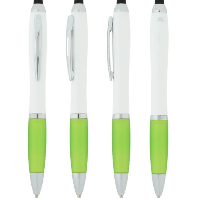 Satin Twist Stylus Pen with Antimicrobial Additive