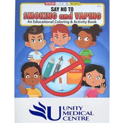 Say No to Smoking and Vaping Coloring Book