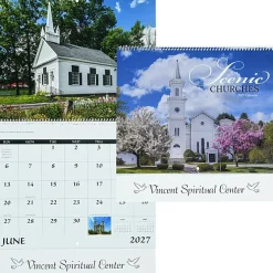 Scenic Churches Calendar - Spiral