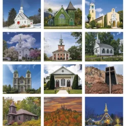 Scenic Churches Calendar - Stapled