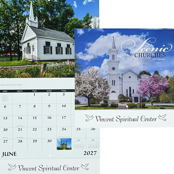 Scenic Churches Calendar - Stapled
