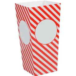 Scoop-Style Popcorn Box - Large - Straight Top - Full Color