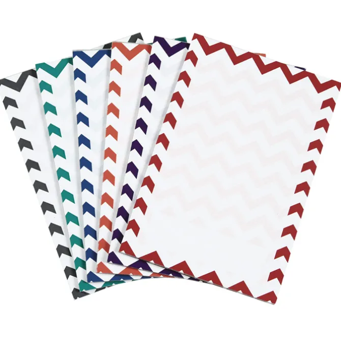 Scratch Pad - 6 inches x 4 inches - Chevron - 50 Sheet