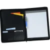 Script Zippered Padfolio
