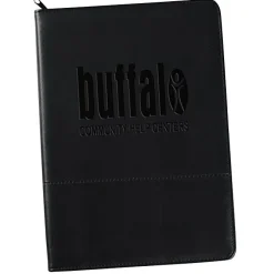 Script Zippered Padfolio
