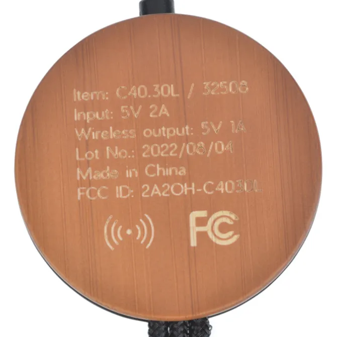 SCX Edge Light-Up Logo Wireless Charging Cable
