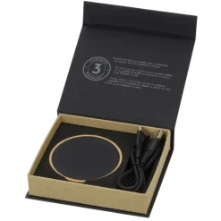 SCX Maple Wood Light-Up Logo Wireless Charger