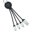 SCX Stellar Light-Up Logo Charging Cable - Round