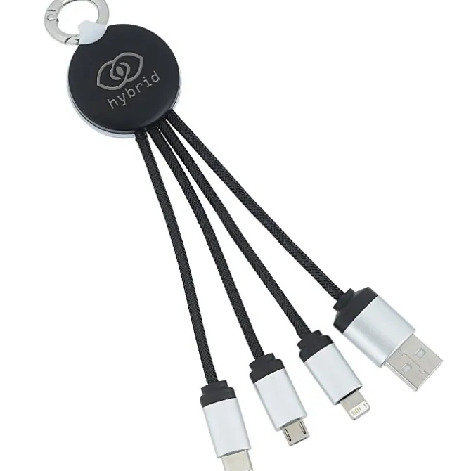 SCX Stellar Light-Up Logo Charging Cable - Round