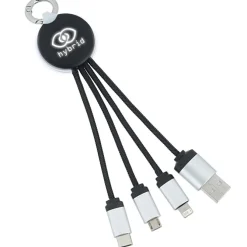 SCX Stellar Light-Up Logo Charging Cable - Round