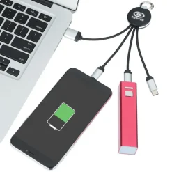 SCX Stellar Light-Up Logo Charging Cable - Round