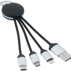 SCX Stellar Light-Up Logo Charging Cable - Round