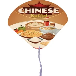 Seashell Tassel Hand Fan - Full Color