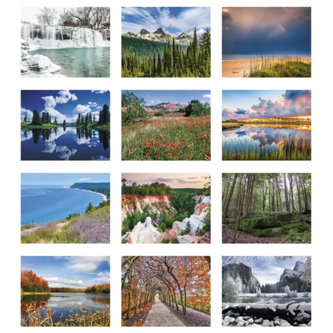 Seasons Across America Calendar - Spiral