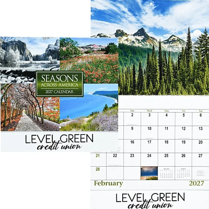 Seasons Across America Calendar - Stapled