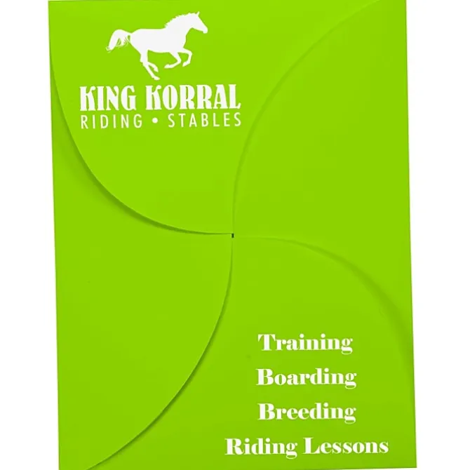 Self Locking Packet Folder - 9 inches x 12 inches