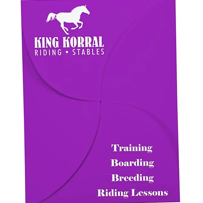 Self Locking Packet Folder - 9 inches x 12 inches