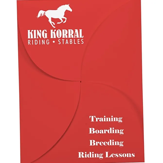 Self Locking Packet Folder - 9 inches x 12 inches