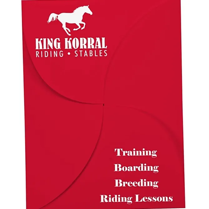 Self Locking Packet Folder - 9 inches x 12 inches