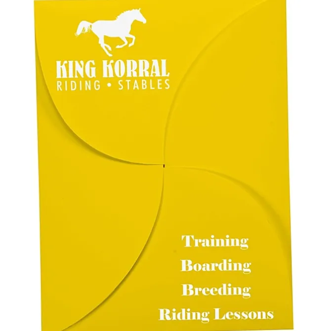 Self Locking Packet Folder - 9 inches x 12 inches