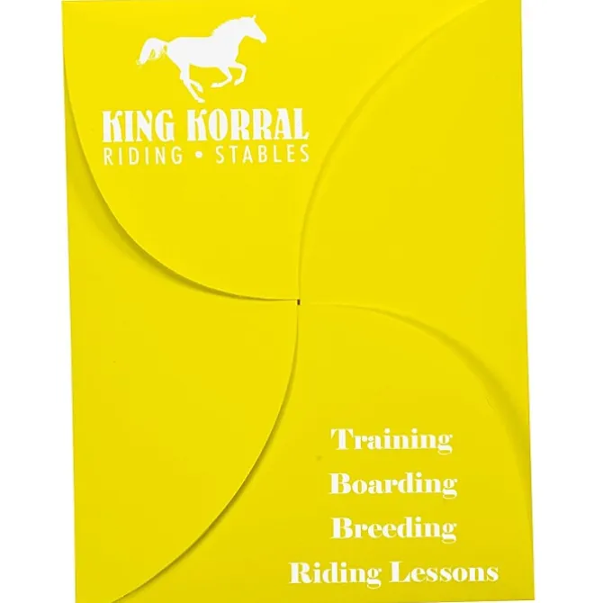 Self Locking Packet Folder - 9 inches x 12 inches
