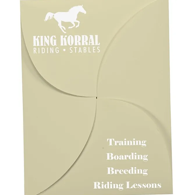 Self Locking Packet Folder - 9 inches x 12 inches