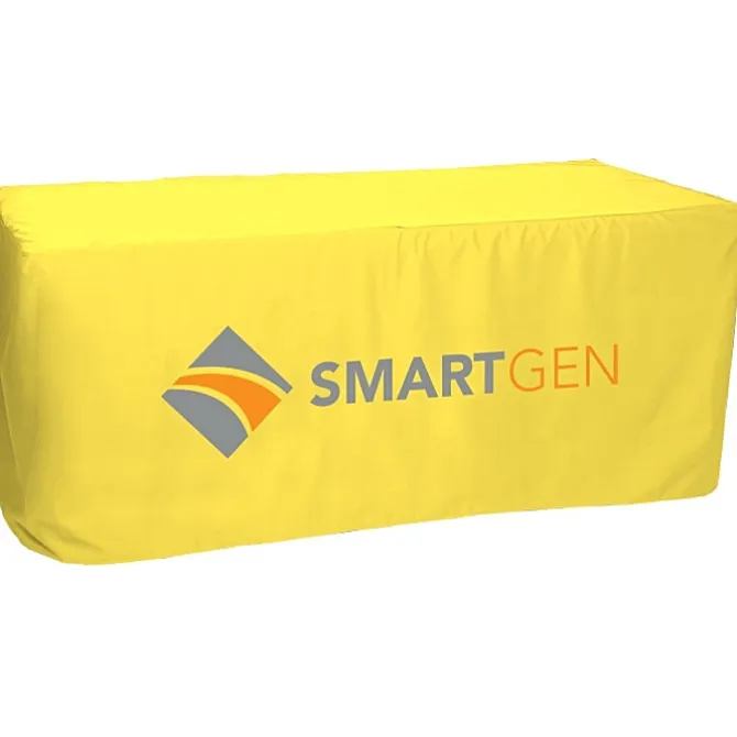 Serged Closed-Back Fitted Table Cover - 6 feet