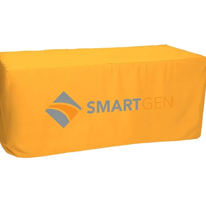 Serged Closed-Back Fitted Table Cover - 6 feet