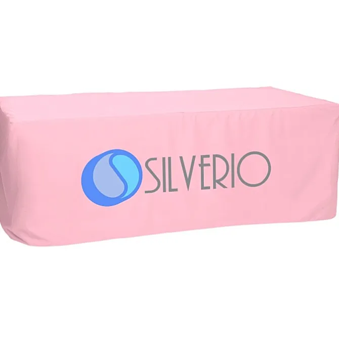 Serged Closed-Back Fitted Table Cover - 8 feet