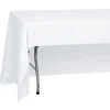 Serged Closed-Back Polyester Table Throw - 12 feet - Full Color