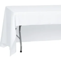 Serged Closed-Back Polyester Table Throw - 12 feet - Full Color