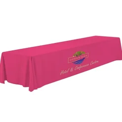 Serged Closed-Back Polyester Table Throw - 16 feet