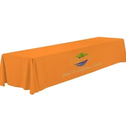 Serged Closed-Back Polyester Table Throw - 16 feet