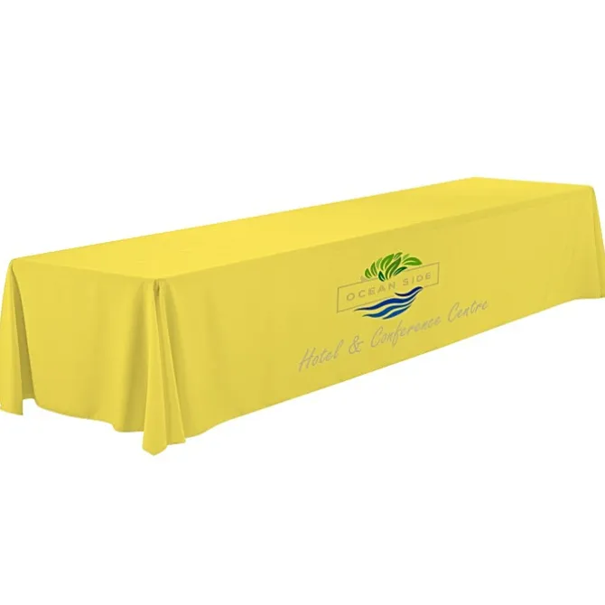 Serged Closed-Back Polyester Table Throw - 16 feet