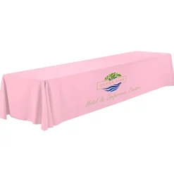 Serged Closed-Back Polyester Table Throw - 16 feet
