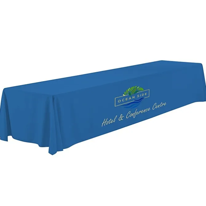 Serged Closed-Back Polyester Table Throw - 16 feet