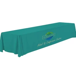 Serged Closed-Back Polyester Table Throw - 16 feet