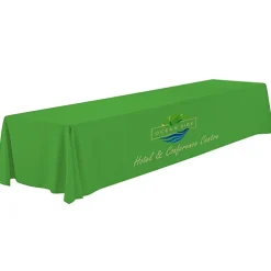 Serged Closed-Back Polyester Table Throw - 16 feet