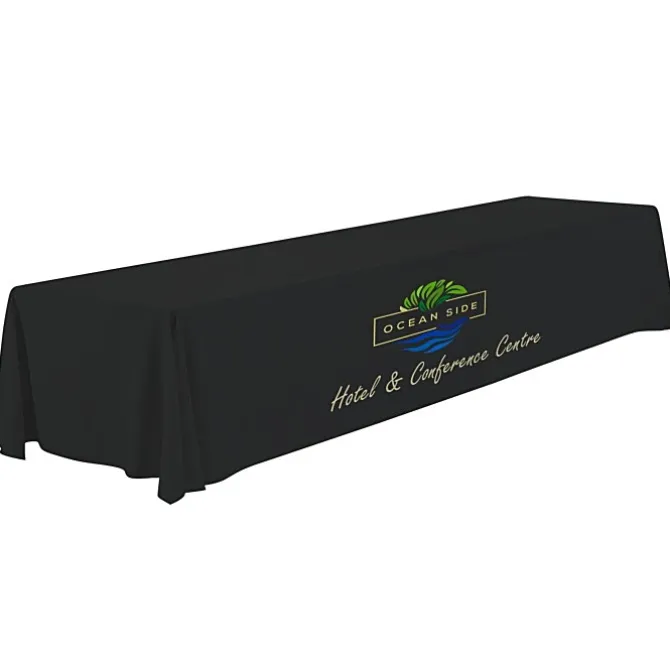 Serged Closed-Back Polyester Table Throw - 16 feet